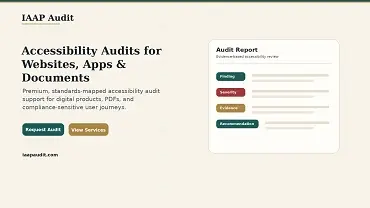 Why accessibility audits matter